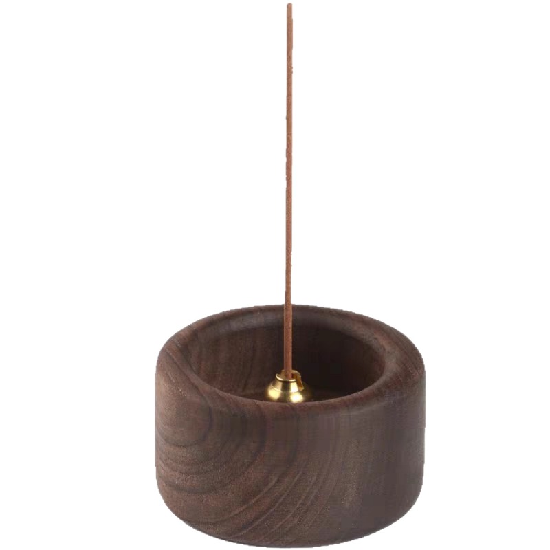Home Fragrance Incense Sticks - 1 Porte-encens en bois massif de