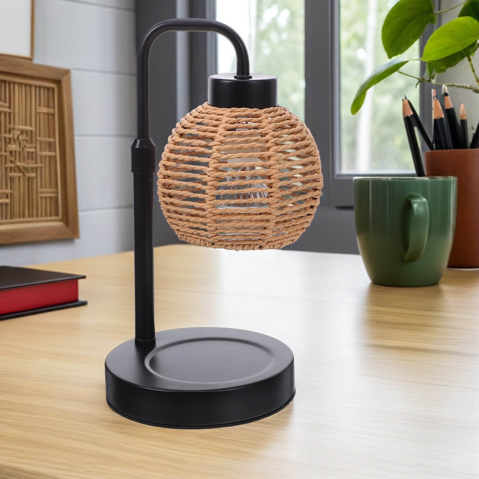 Home Fragrance Linen - Lampe chauffe-cire électrique avec hauteur et