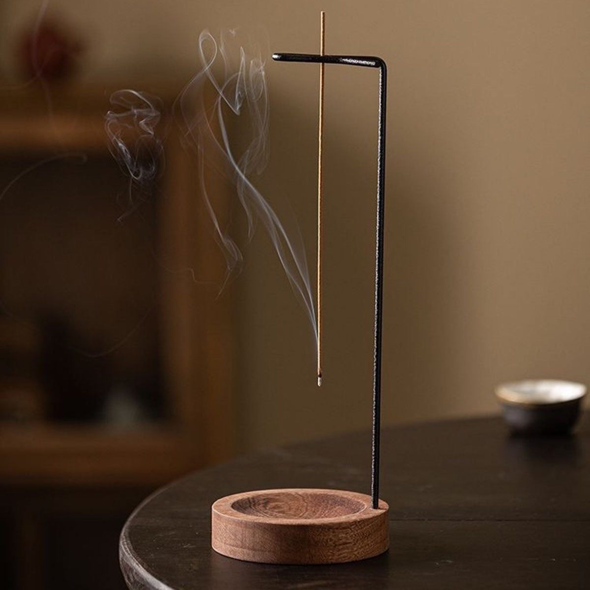 Home Fragrance Incense Sticks - Brûleur d'encens créatif inversé, porte-encens rond
