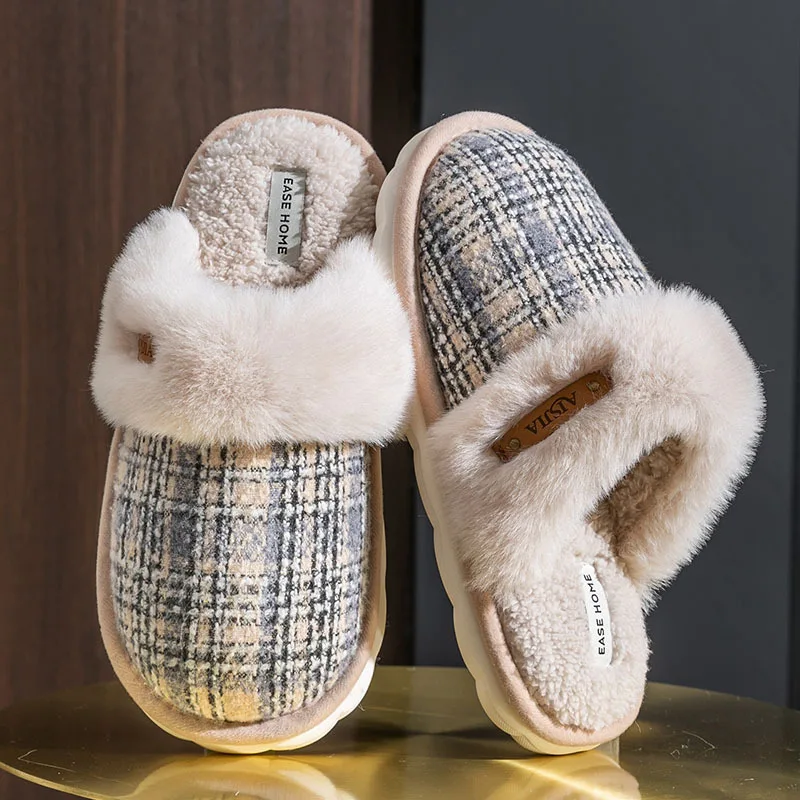 Fragrance Your Home - Pantoufles rétro en coton pour couple,