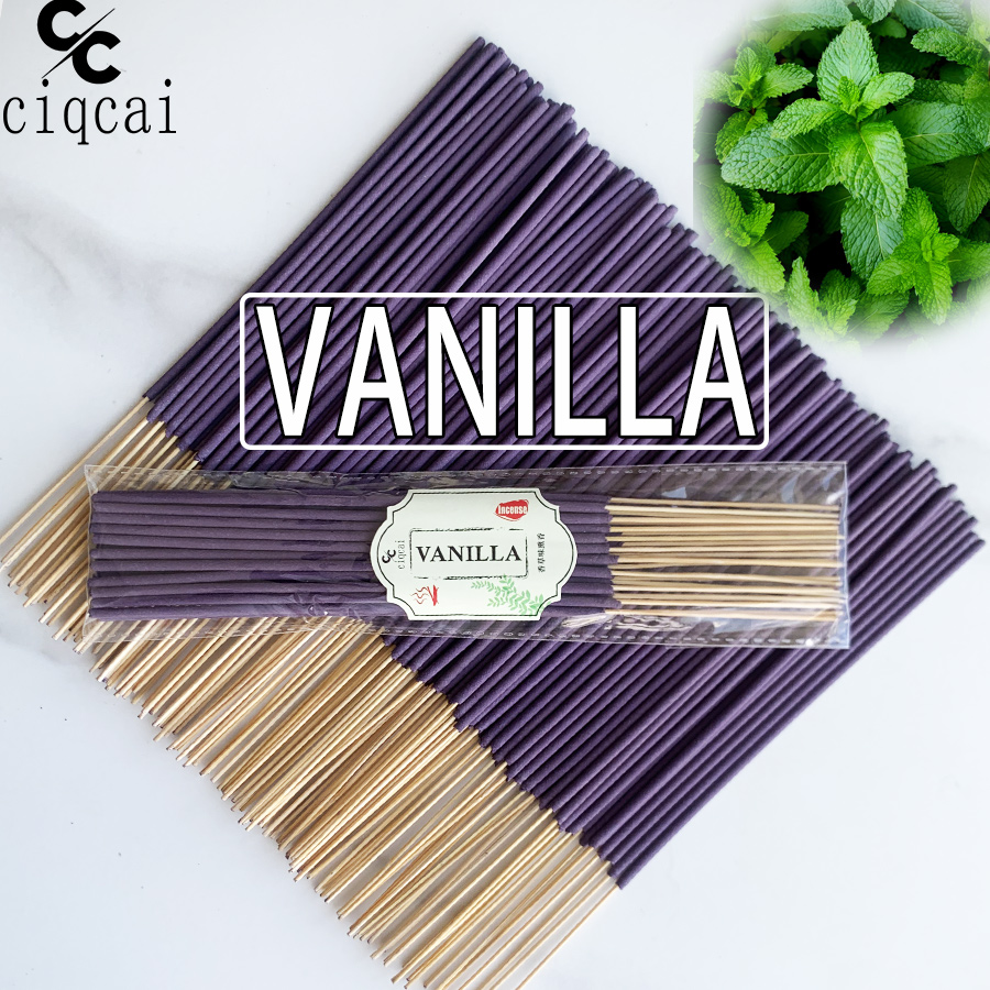 Home Fragrance Vanilla Scented Candle - Bâtonnets d'encens naturels de qualité supérieure
