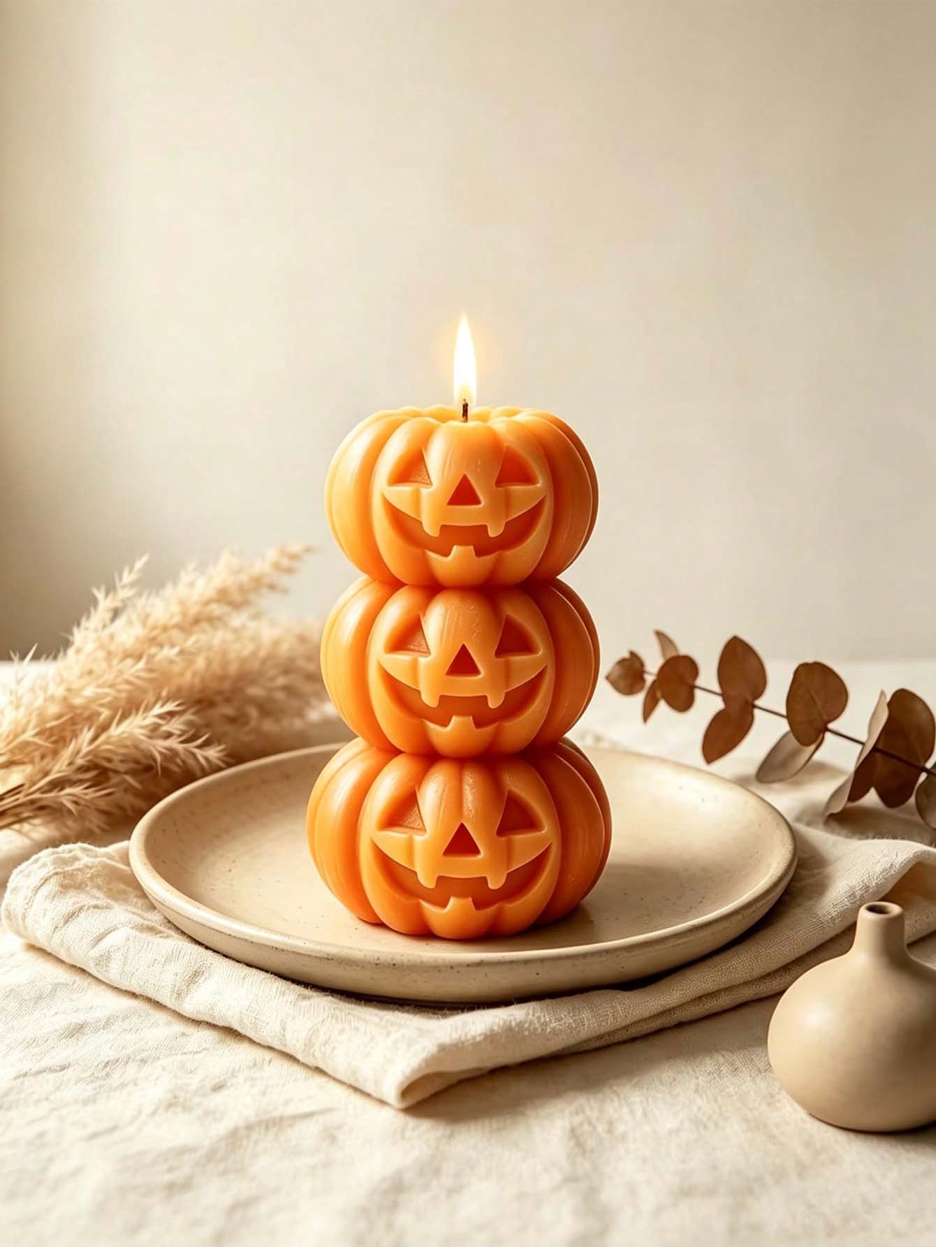 Home Fragrance - 1 bougie d'Halloween en forme de