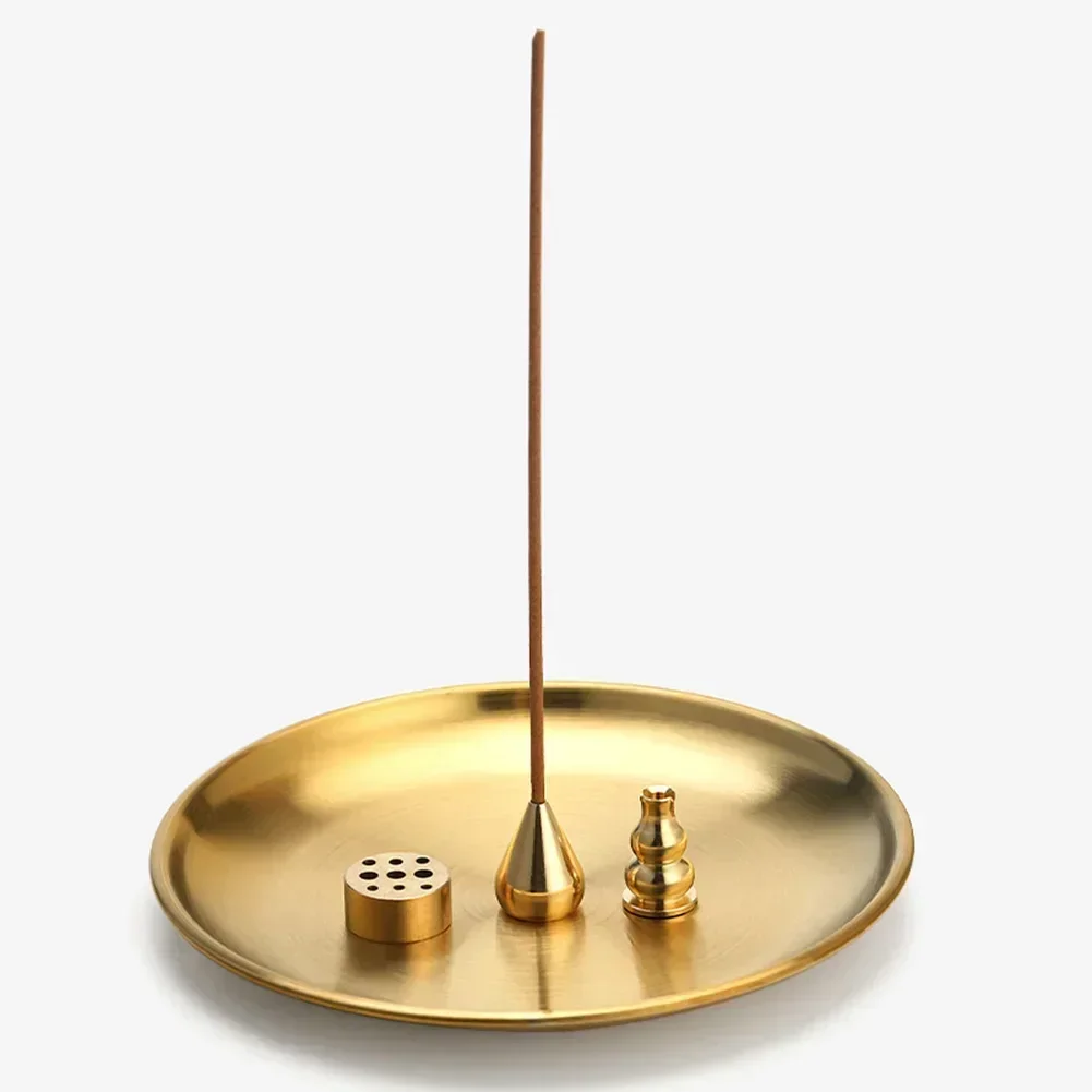 Home Fragrance Incense Sticks - Brûleur d'encens rond 3 en 1,