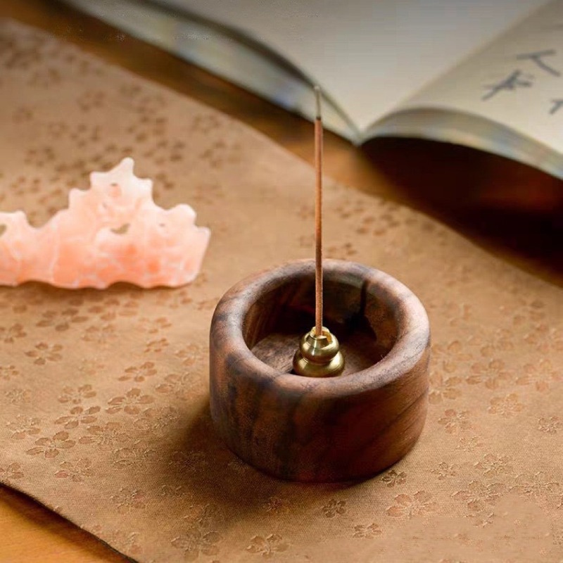 1 Porte-encens en bois massif  - Home Fragrance Incense Sticks avis et prix