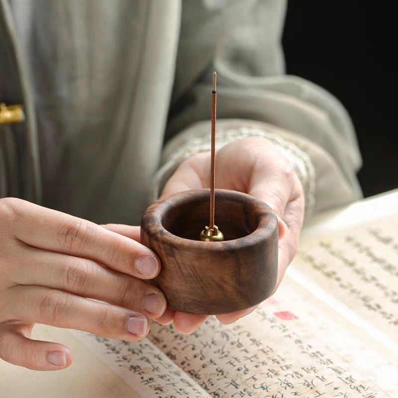 1 Porte-encens en bois massif  - Home Fragrance Incense Sticks avis et prix