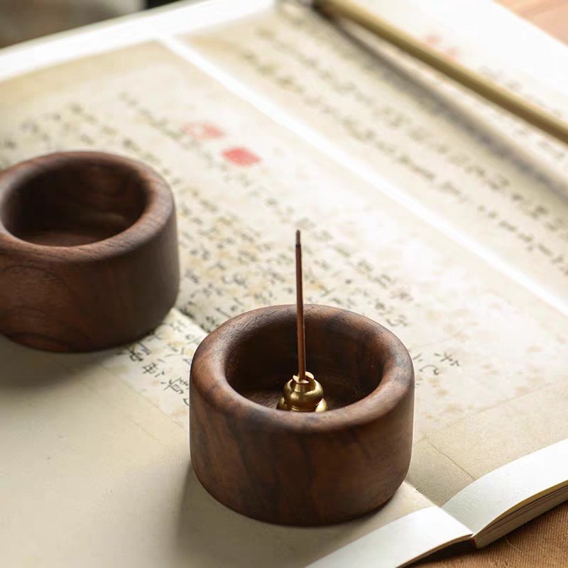 1 Porte-encens en bois massif  - Home Fragrance Incense Sticks avis et prix