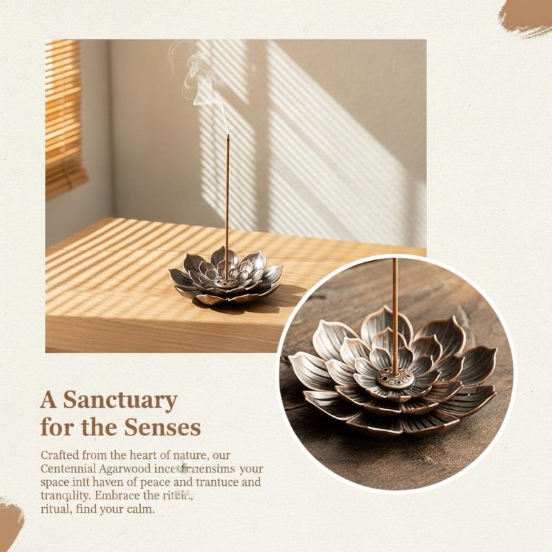 Bâtonnets d'encens en bois d'a - Home Fragrance Incense Sticks avis et prix